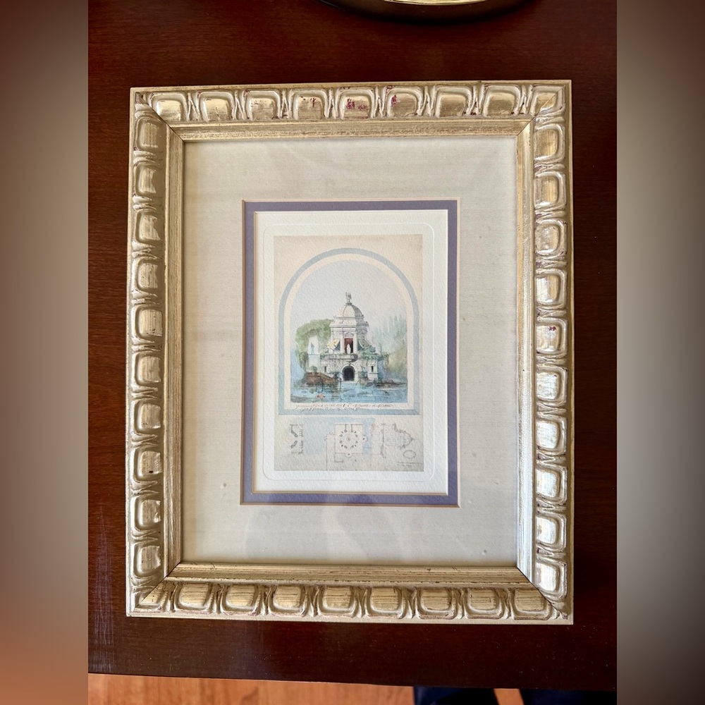 Vintage Bombay Company Prints Matted And Framed